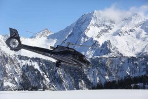 Conciergerie courchevel transport helicoptere